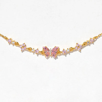 Skorter | Cute And Sweet Bowknot Heart Chain Zircon Bracelets