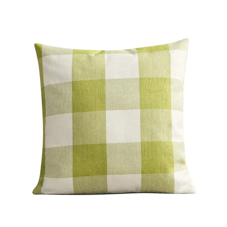 Skorter | Cozy Checked Cushion Cover in Country Style – Autumn Plaid (1+1 FREE)