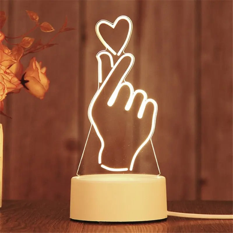 Skorter | Heart Lamp – Perfect for Anniversary Gifts, Valentine’s Day, or Special Birthday Surprises