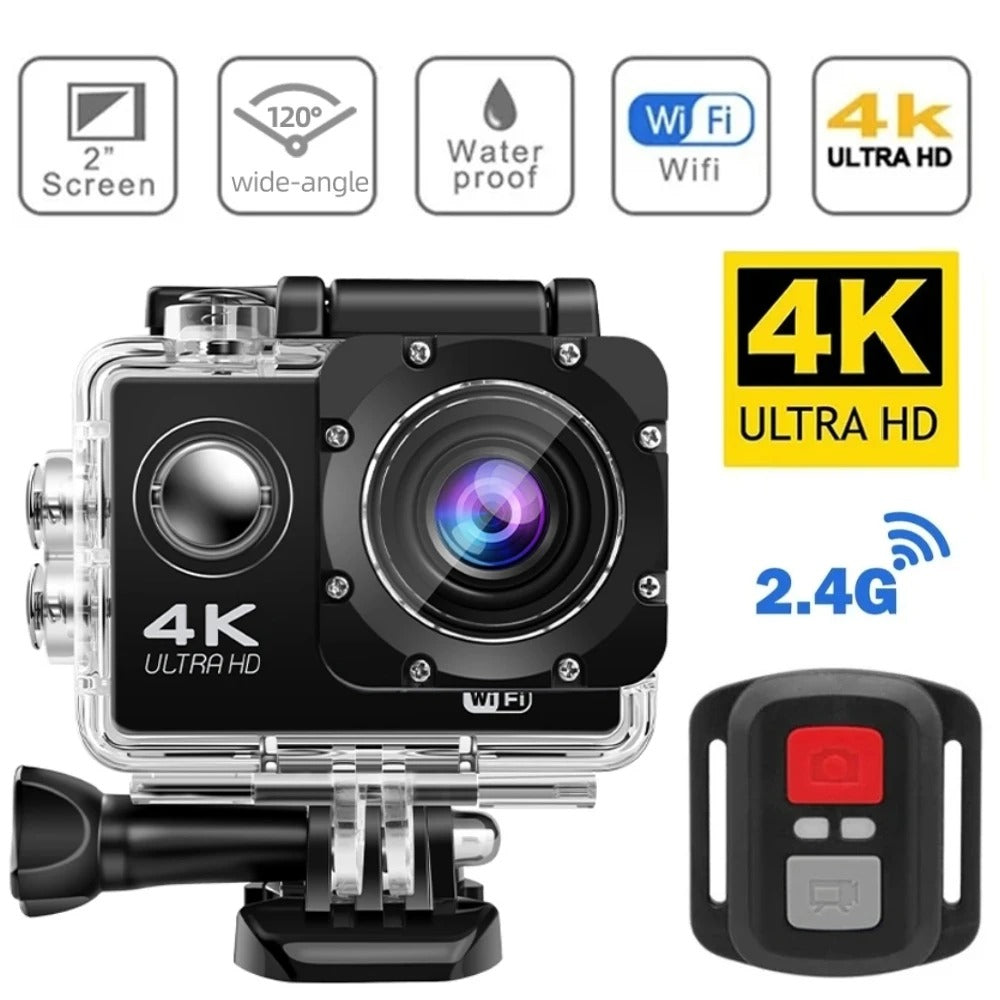 Skorter | Ultra HD Sport Pro Camera - Wifi Enabled and Waterproof for Vlogging and Outdoor Sports