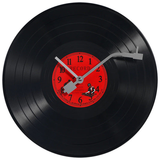 Skorter | Vintage Vinyl Records Wall Clock - Unique Decor - Time-Old Design