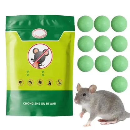 Skorter | 10Pcs/Bag Natural Mouse Repeller Oil Fly Control Pouches Mint Mice Repeller for Indoor & Outdoor To Get Rid of Mouse Rats