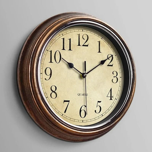 Skorter | Classic Silent Wall Clock for Home or Office