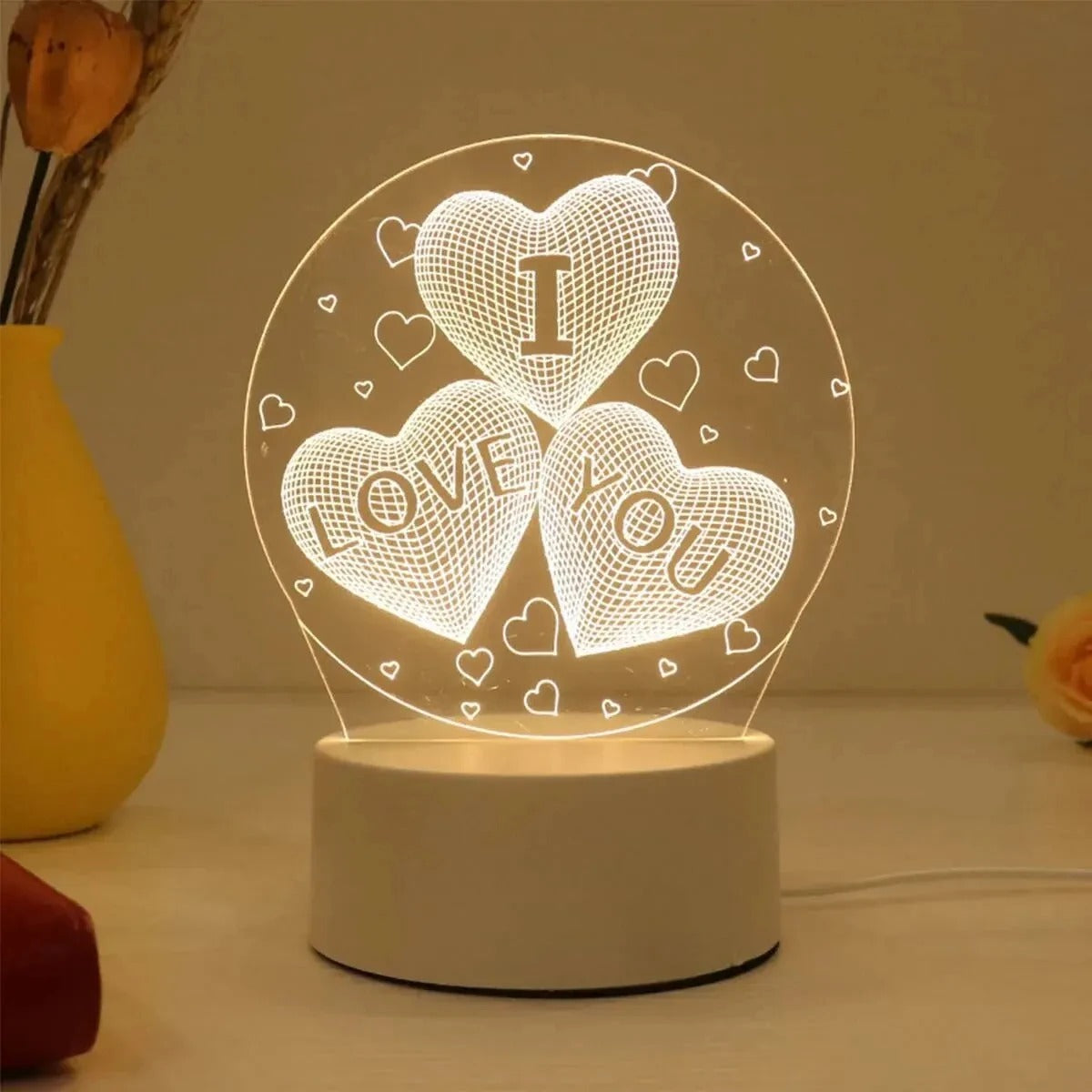 Skorter | Heart Lamp – Perfect for Anniversary Gifts, Valentine’s Day, or Special Birthday Surprises