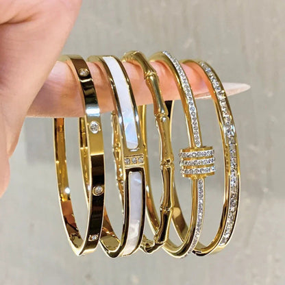 Skorter | Stainless Steel Fashion Bangle Bracelets For Women