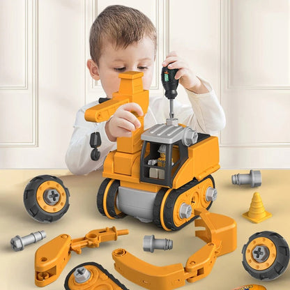 Skorter | Constructo Build & Play Vehicle Set – Educational Construction Toy for Kids (120+ Pieces)