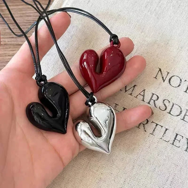 Skorter | Adjustable Love Heart-Inspired Pendant Necklace For Women