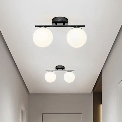 Skorter | NordLux LED Glass Ceiling Light – White Globe