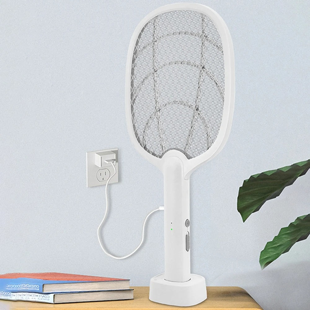 Skorter | 2-in-1 Electric Mosquito Swatter & Bug Zapper – 2500V USB Rechargeable Insect Killer Racket