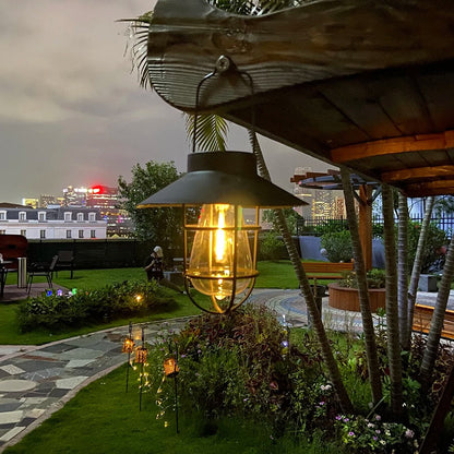 Skorter | Hanging Solar Wall Light - Stylish Solar Lantern for Outdoor Spaces