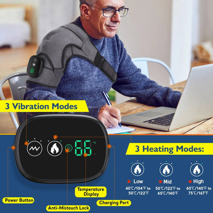 Massage Device Vibration Physiotherapy Shoulder