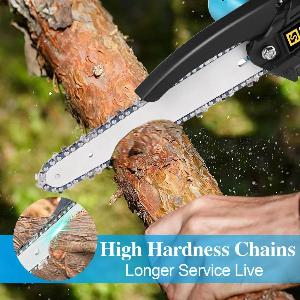Skorter | Cordless Electric Chainsaw | Lightweight, Ergonomic Design & Ideal for Effortless Pruning and Trimming