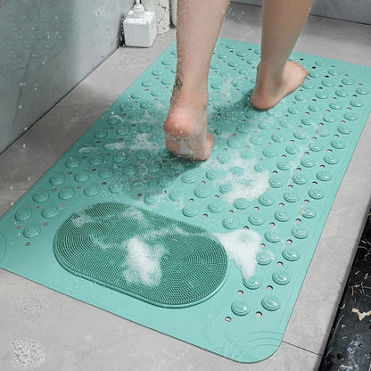 Skorter | Anti-Slip Shower Mat with Integrated Foot Scrubber – Safe, Comfortable & Quick-Drying Design