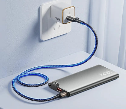 Skorter | All-in-One Power Bank with 4 Built-In Cables - 10000mAh Portable Fast Charger