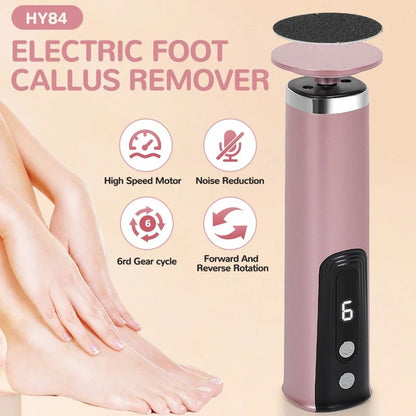 Skorter | 2-in-1 Electric Foot & Hand Care Tool | Callus Remover & Nail Polisher for At-Home Pedicures