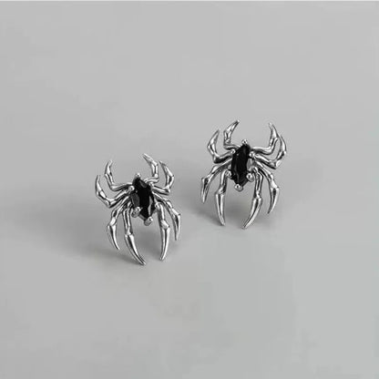 Skorter | Dark Gothic Vintage-Style Spider Stud Earrings For Women