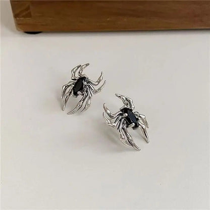Skorter | Dark Gothic Vintage-Style Spider Stud Earrings For Women