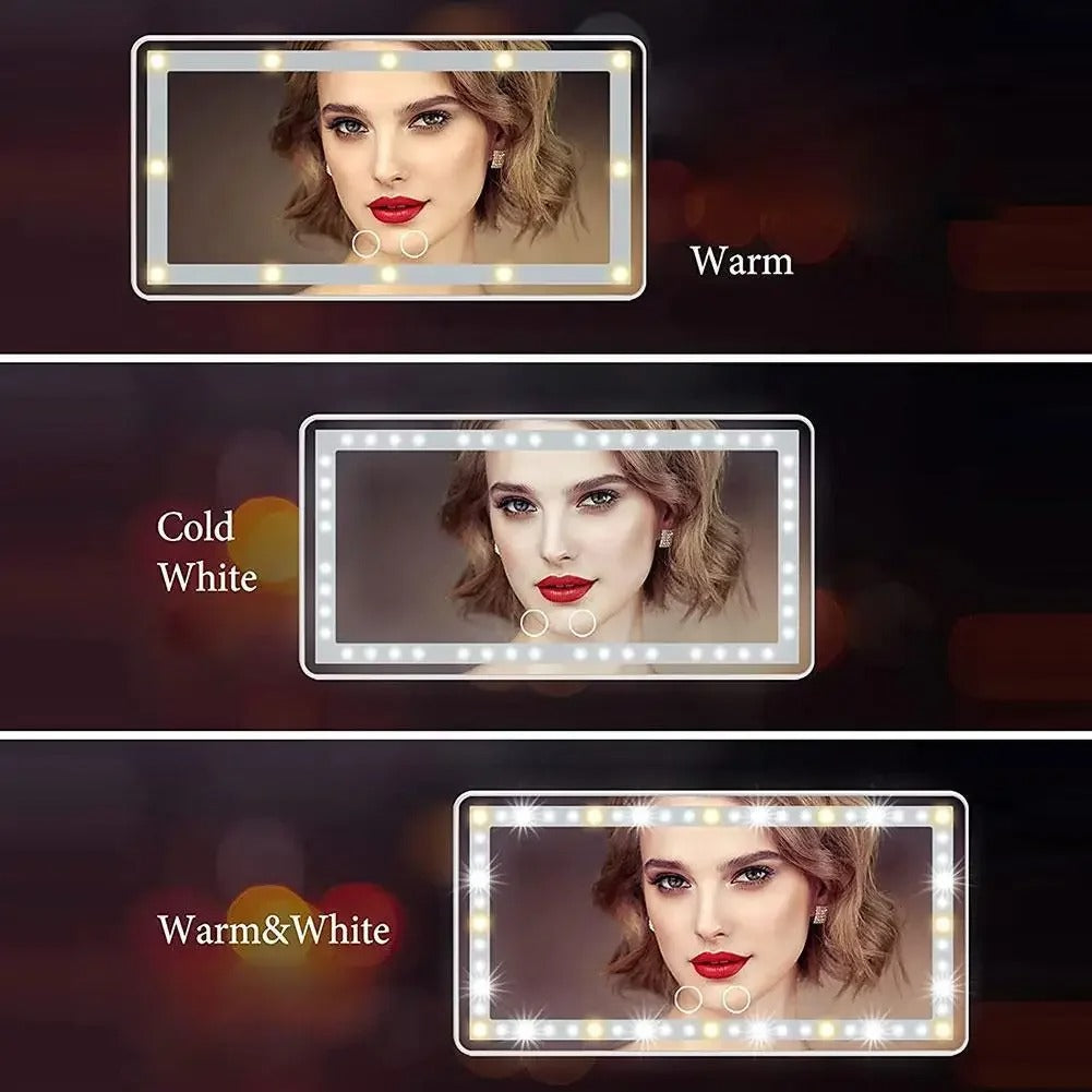 Skorter | HelderZicht – Bärbar LED-sminkspegel för språng