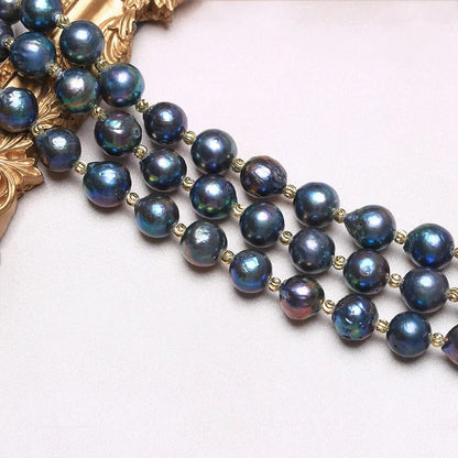 Skorter | Adjustable Bracelet With Natural Baroque Pearl Beads For Women