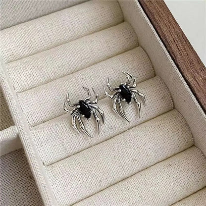 Skorter | Dark Gothic Vintage-Style Spider Stud Earrings For Women