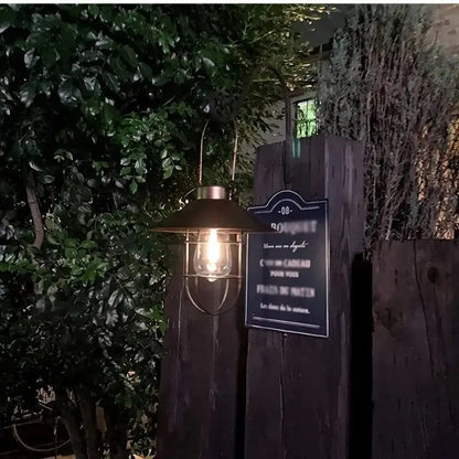 Skorter | Hadleigh Hanging Solar Wall Light - Stylish Solar Lantern for Outdoor Spaces