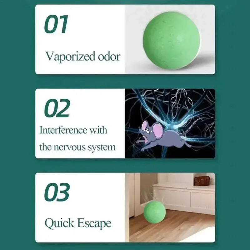 Skorter | 10Pcs/Bag Natural Mouse Repeller Oil Fly Control Pouches Mint Mice Repeller for Indoor & Outdoor To Get Rid of Mouse Rats