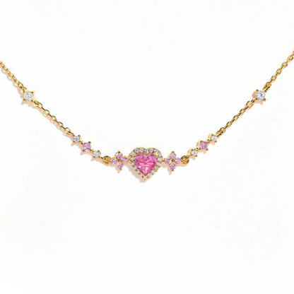 Skorter | Cute And Sweet Bowknot Heart Chain Zircon Bracelets