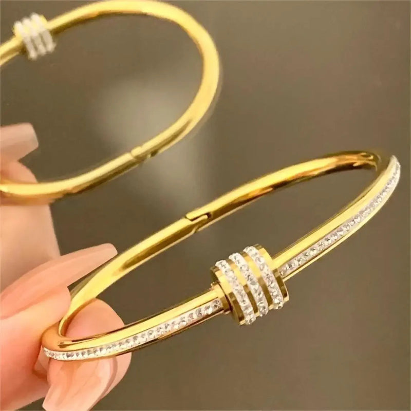 Skorter | Stainless Steel Fashion Bangle Bracelets For Women