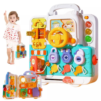 Skorter | CurioBoard – Interactive Educational Busy Board | for Kids Ages 3+