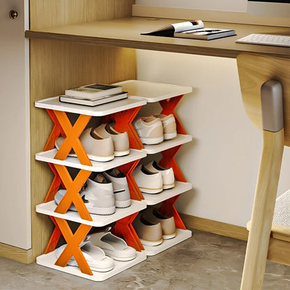 Skorter | Multifunctional and Foldable Shoe Rack for Space-Saving Storage