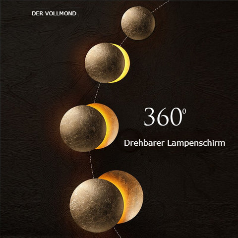 Skorter | SolGlow Solar Eclipse LED Wall Light | Modern Mood Light | Elegant Wall Lamp for Living Room & Bedroom