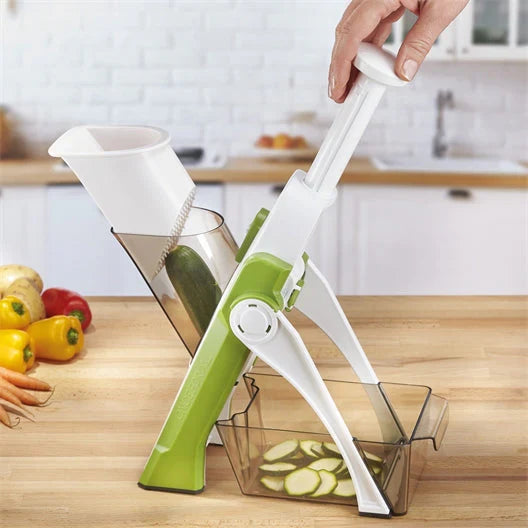 Skorter | Adjustable multifunctional vegetable cutter – Professional kitchen grater with collecting container