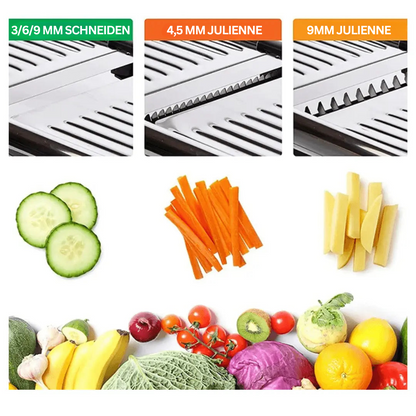 Skorter | ProLine Sharp Cutter – Justerbar mandolinskivare för grönsaker och frukt