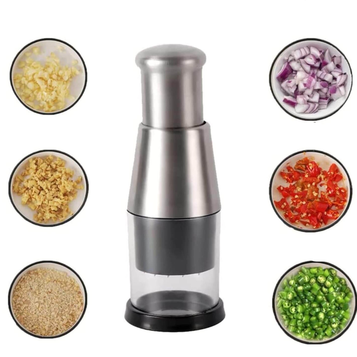 Skorter | ChefChop Pro – Manual Stainless Steel Vegetable Chopper for Fast, Safe & Efficient Food Prep