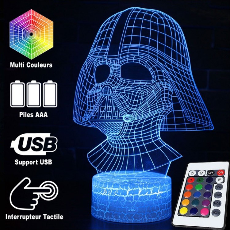 Skorter | 3D Lamp Star Wars Helmet Darth Vader