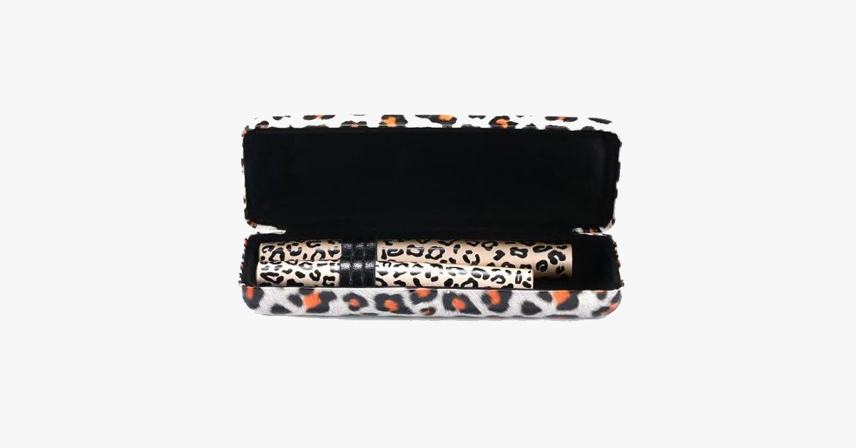 Skorter | 3D Transplant gel & mascara in leopard pattern bottle - Made from natural fibers - Waterproof & easy to use