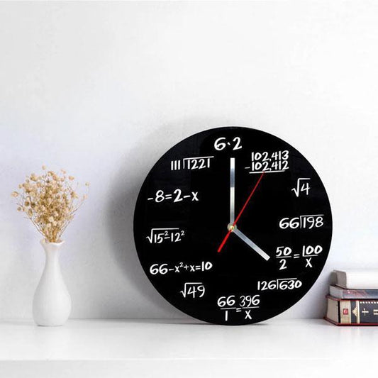 Math Equations Wall Clock - SKØRTER