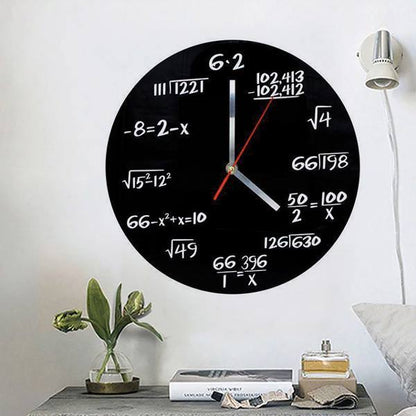 Math Equations Wall Clock - SKØRTER