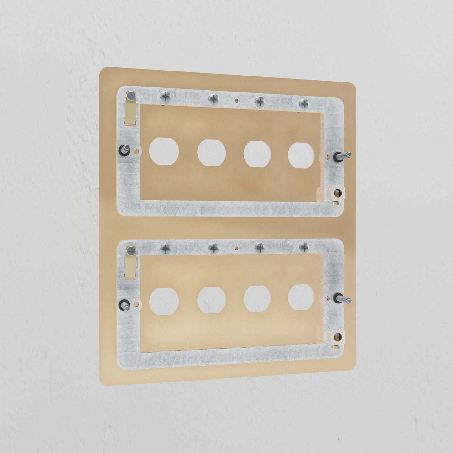 Skorter | 8G Switch Plate - Antique Brass