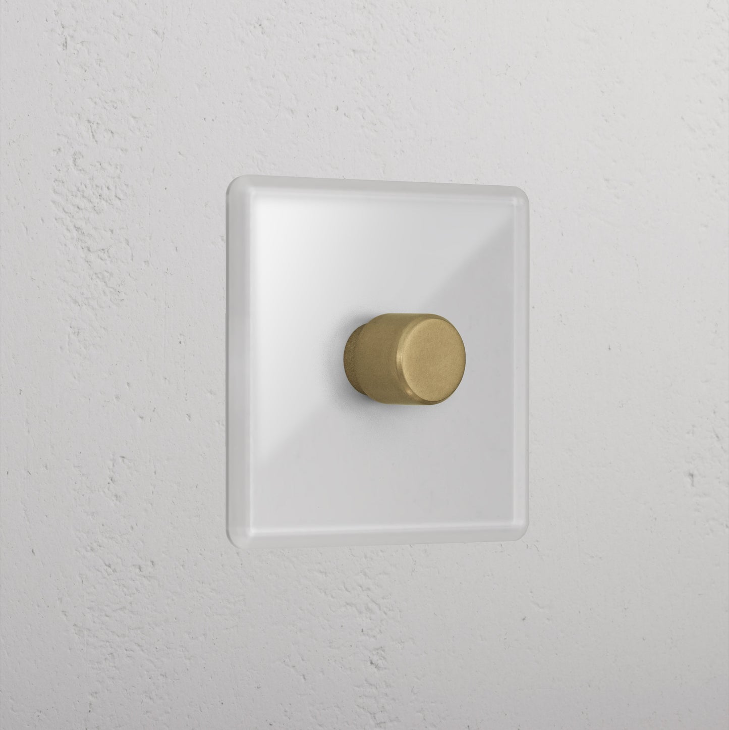 Skorter | 1G Two Way Dimmer Switch - Clear Antique Brass