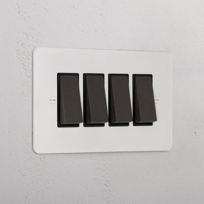 Skorter | 4G Two Way Rocker Switch - Malbar Bronze Black