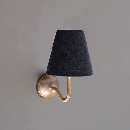 Skorter | Malvern Small Wall Lamp Basalt Gray - Antique Brass