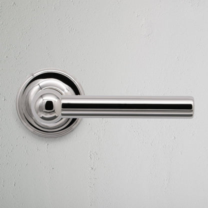 Skorter | Harper Origin Door Handle - Polished Nickel