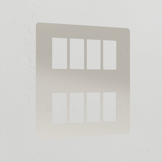 Skorter | 8G Rocker Switch Plate - Polished Nickel