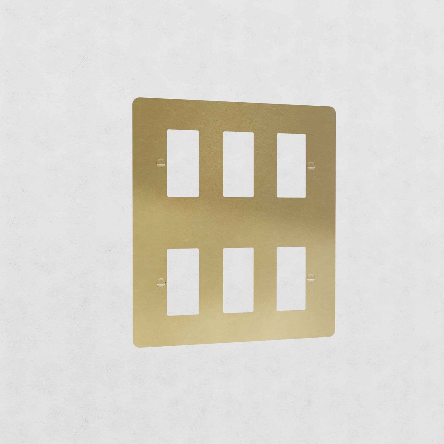 Skorter | 6G Rocker Switch Plate - Antique Brass