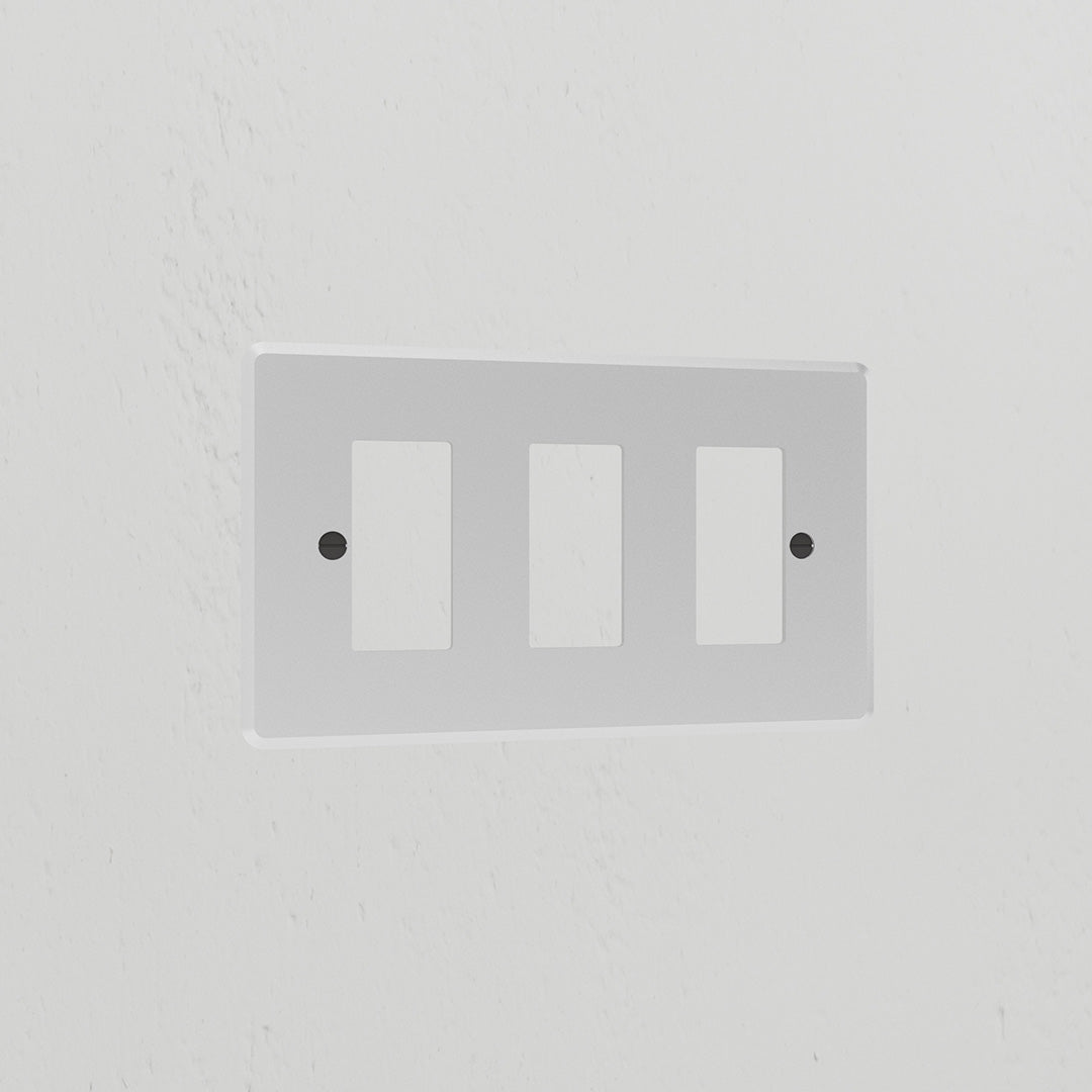 Skorter | 3G Rocker Switch Plate - Clear Black