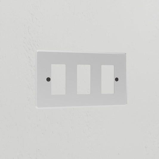 Skorter | 3G Rocker Switch Plate - Clear Black