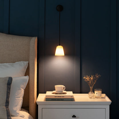 Skorter | Richmond Lite Wall Light Small Hanging Wall Lamp Fine Porcelain - Bronze