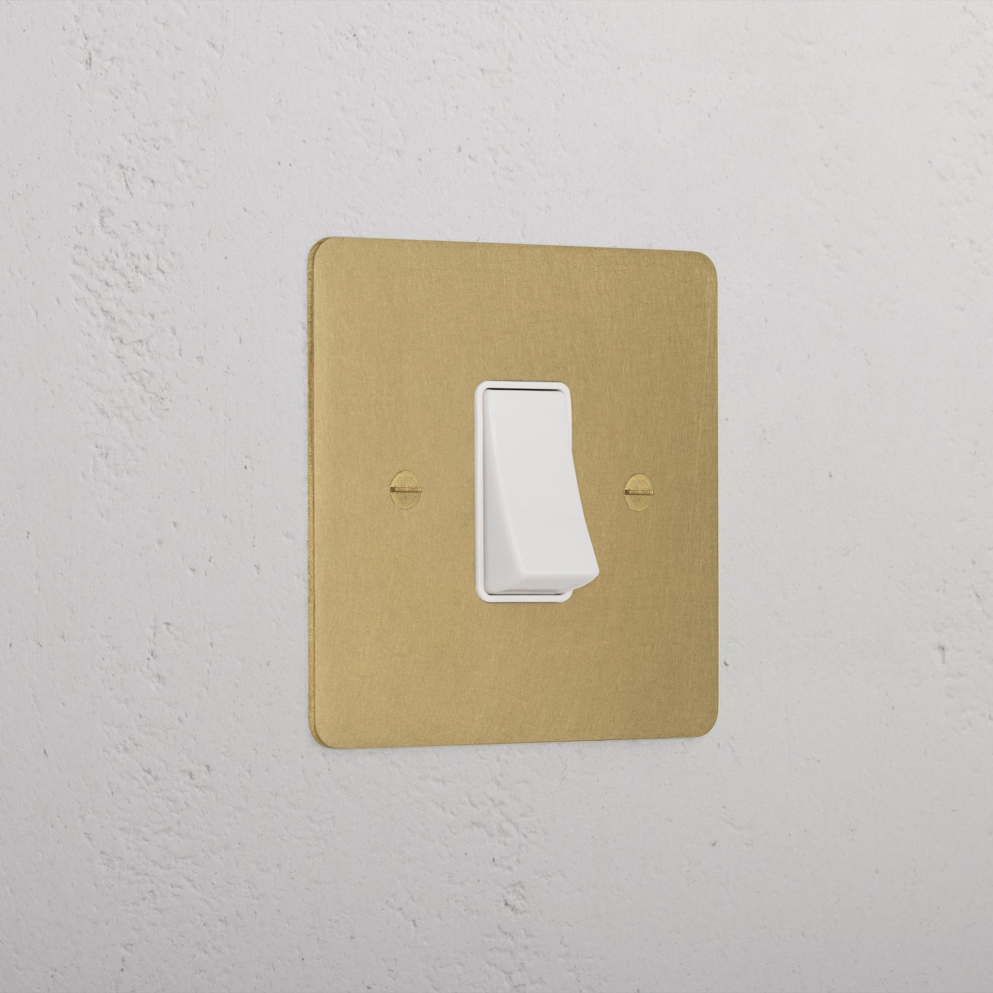 Skorter | 45A Stove Switch - Antique Brass White