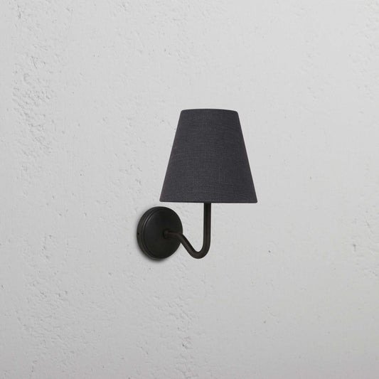 Skorter | Malvern Small Wall Lamp Basalt Gray - Bronze